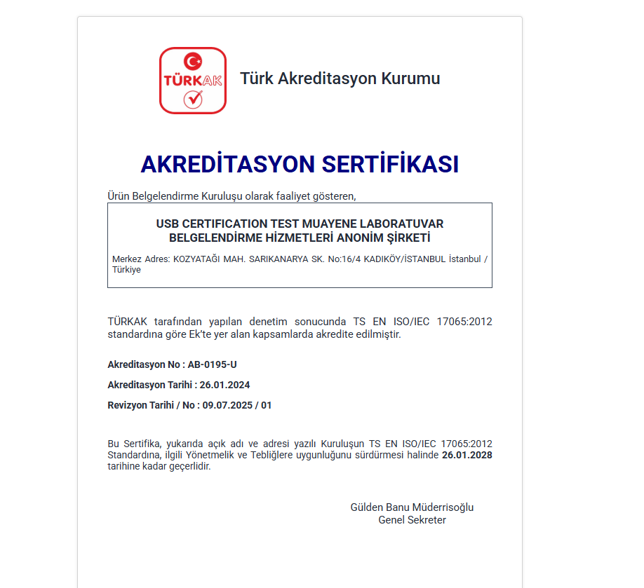 La Certificazione USB ha ampliato il suo ambito di accreditamento!