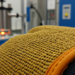 Test di resistenza al calore del materiale della fodera - Test del guanto secondo gli standard ISO 17493
