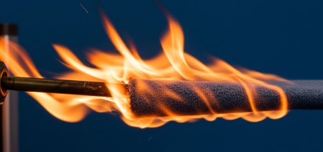 Test di infiammabilità superficiale di tappeti e moquette