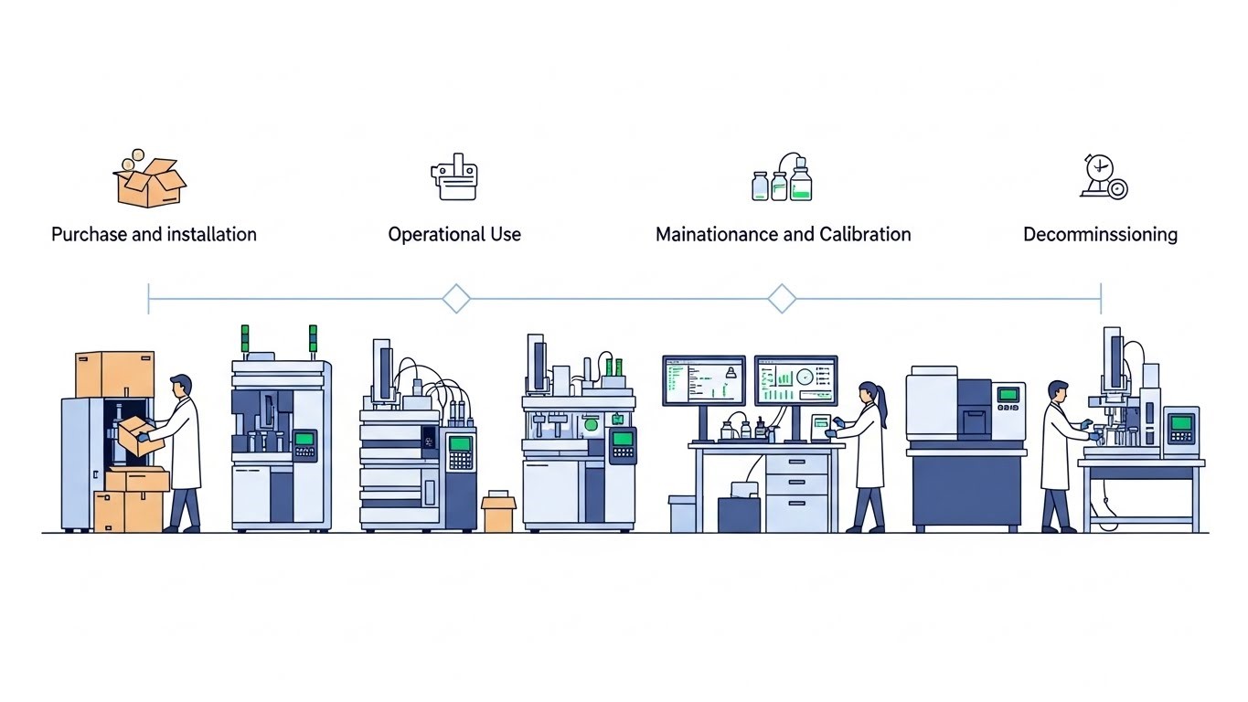 Nuova guida Eurachem AESQ Approccio al ciclo di vita per l'idoneità allo scopo delle apparecchiature analitiche
